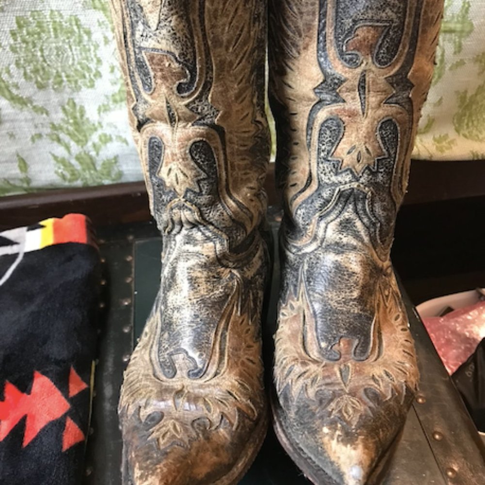 Old Gringo Eagle Boot - Distressed Cowboy Boot - Picture 4 of 10